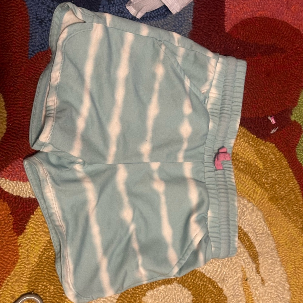 32 Degrees Kids Light Blue and White Striped Shorts
